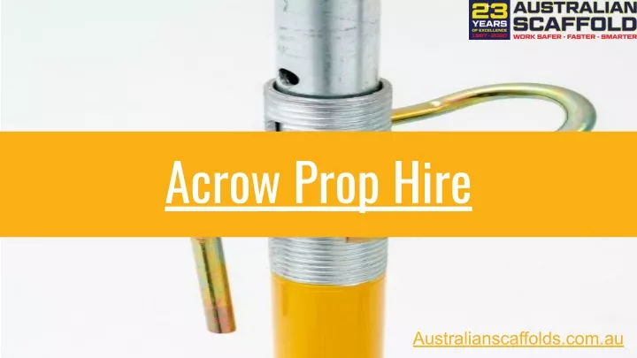 acrow prop hire