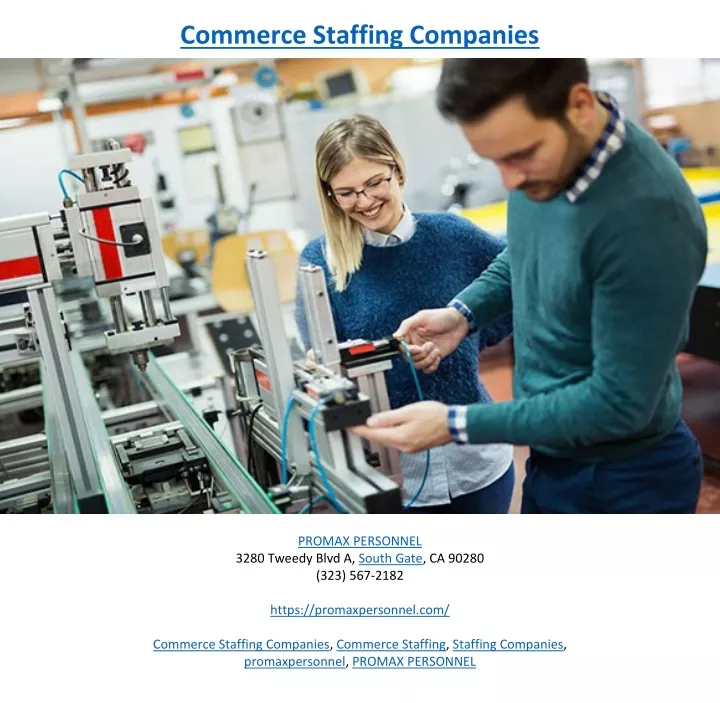 commerce staffing companies