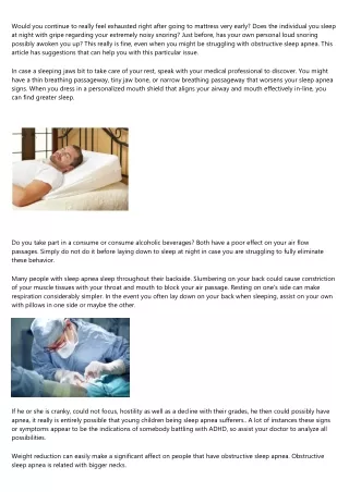 would you continue to really feel exhausted right