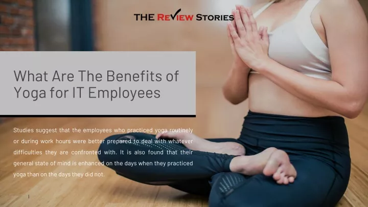 what are the benefits of yoga for it employees