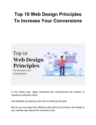 top 10 web design principles to increase your