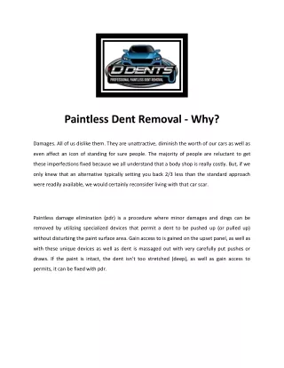 Paintless Dent Removal | Hail Repair | Danbury CT | Fairfield County