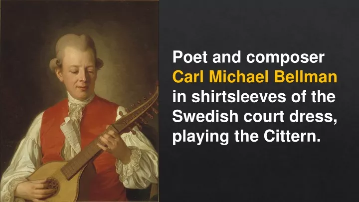 poet and composer carl michael bellman