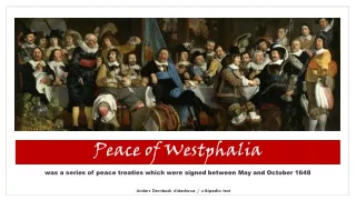 peace of westphalia was a series of peace