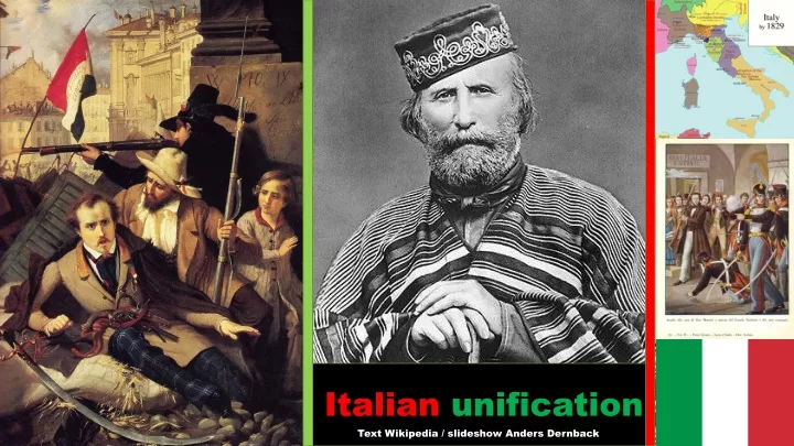 italian unification text wikipedia slideshow