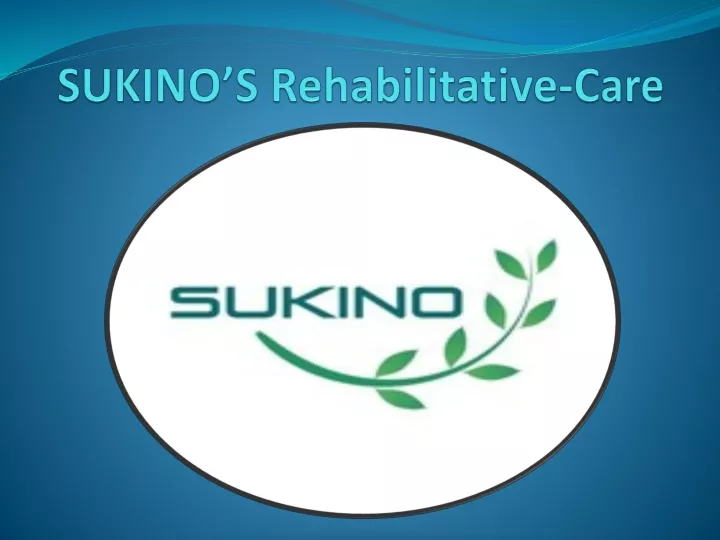sukino s rehabilitative care