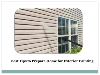 best tips to prepare home for exterior painting