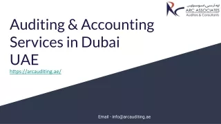 Accounting Firm in Dubai, UAE