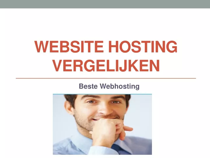 website hosting vergelijken