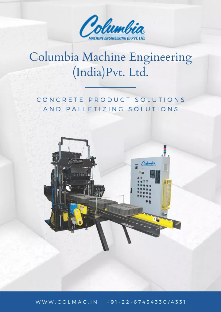 columbia machine engineering india pvt ltd