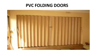 pvc folding doors