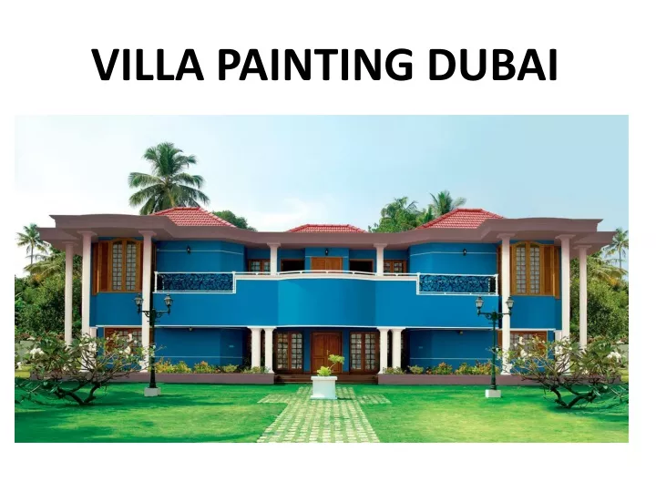 villa painting dubai