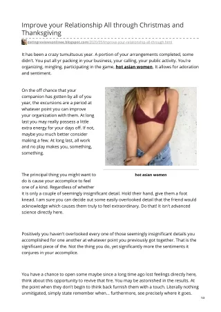 improve your relationship all through christmas