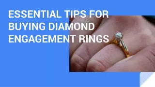 Diamond Engagement Ring Buying Tips