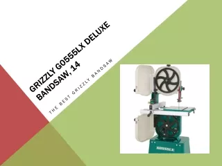 Grizzly G0555LX Deluxe Bandsaw, 14