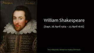 william shakespeare