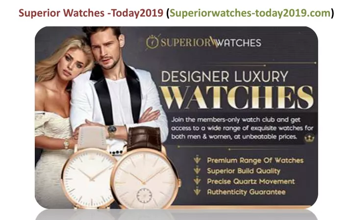 superior watches today2019 superiorwatches
