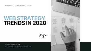 Website Performance Trends and Technology Strategy For 2020 by Oyerohit