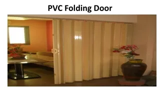 pvc folding door