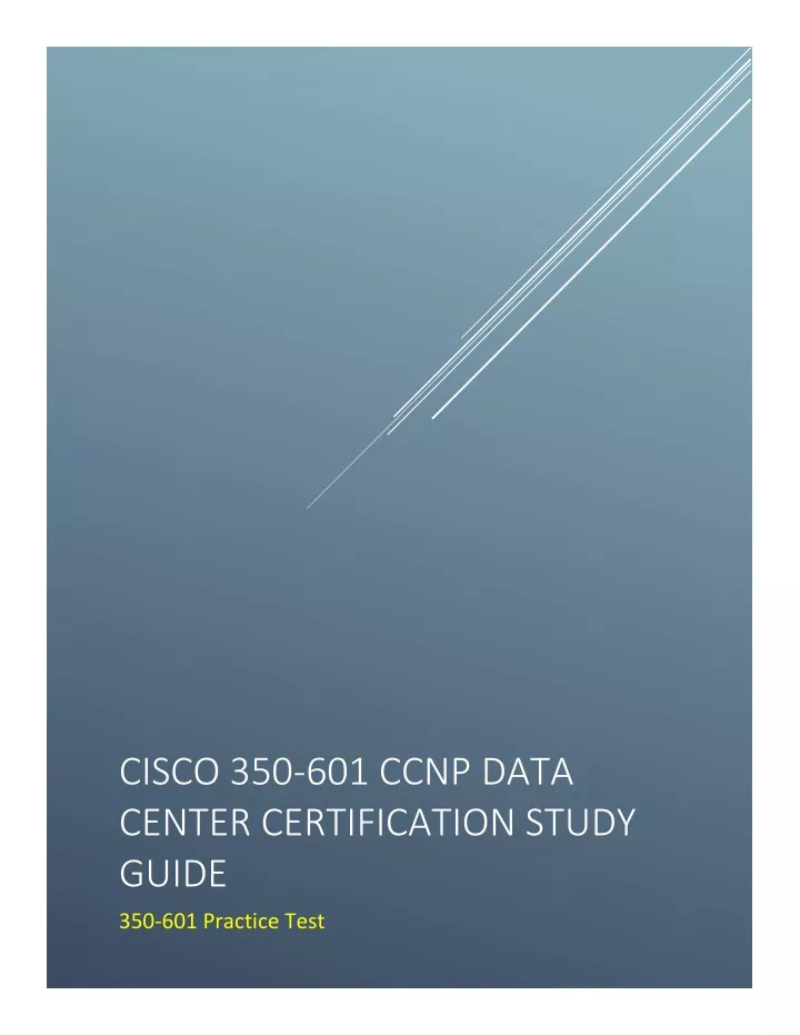 cisco 350 601 ccnp data center certification