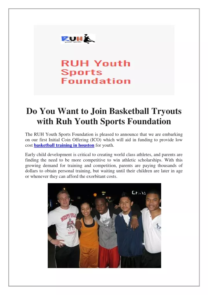 do you want to join basketball tryouts with