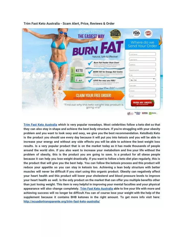 trim fast keto australia scam alert price reviews