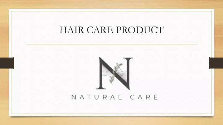 hair care product