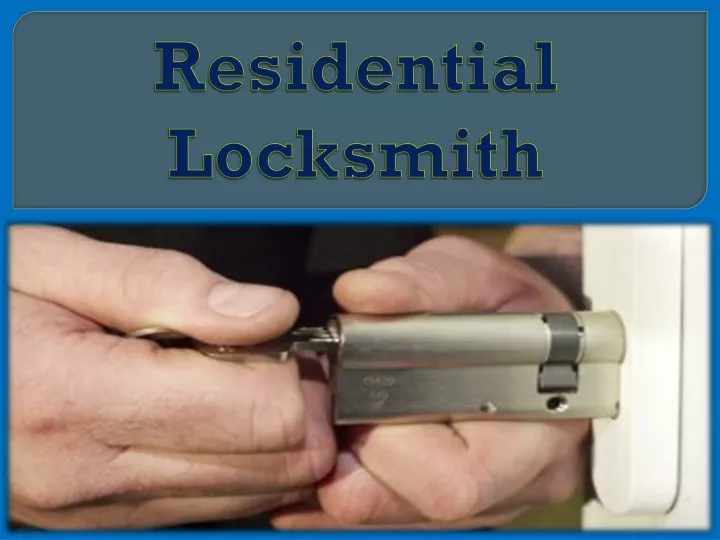 residential locksmith