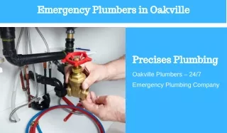 Emergency Plumber in Oakville - Precise Plumbing