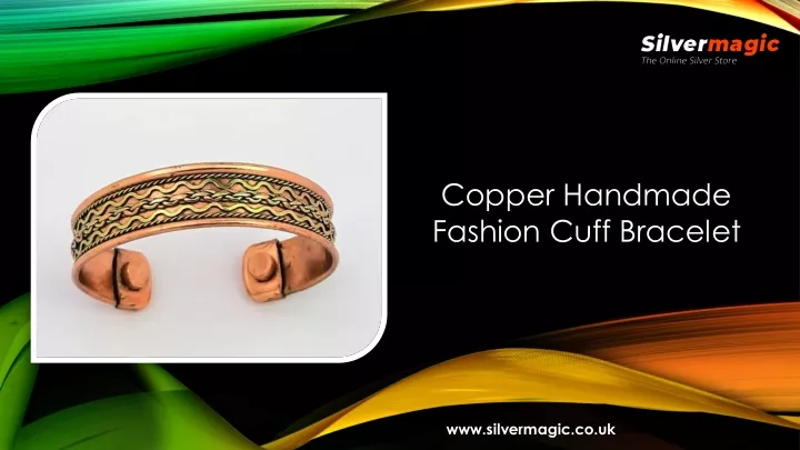 copper handmade fashion cuff bracelet
