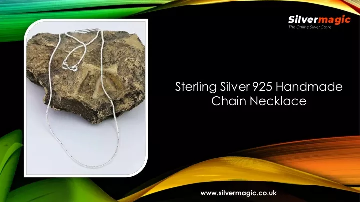 sterling silver 925 handmade chain necklace