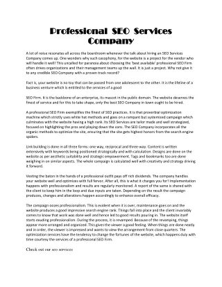 professional professional seo company company