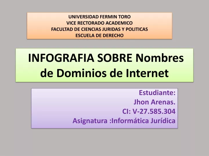infografia sobre nombres de dominios de internet