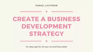 How to Develop a Strategic plan for Business Development