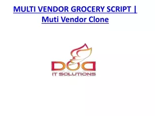 multi vendor grocery script muti vendor clone
