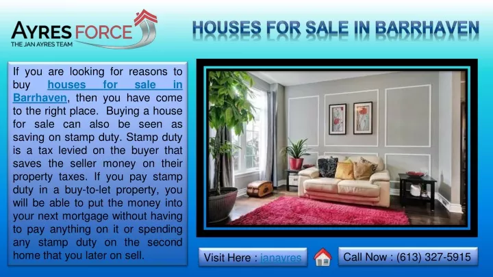 if you are looking for reasons to buy houses