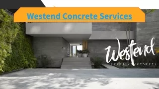 westend concrete services