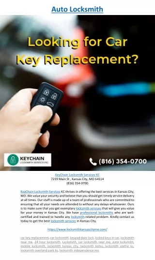 auto locksmith