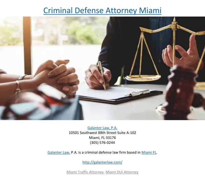 criminal defense attorney miami