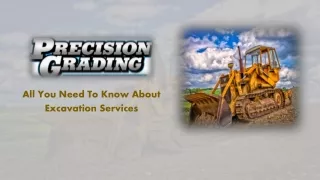 All You Need To Know About Excavation Services