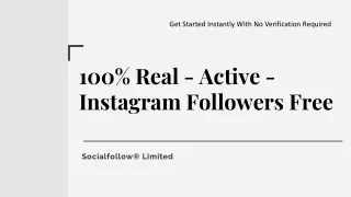 Free Instagram Followers No Survey