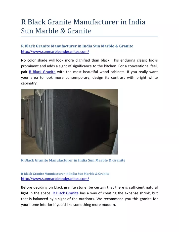 r black granite manufacturer in india sun marble