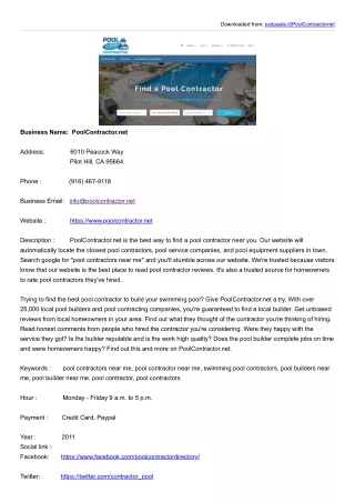 downloaded from justpaste it poolcontractornet