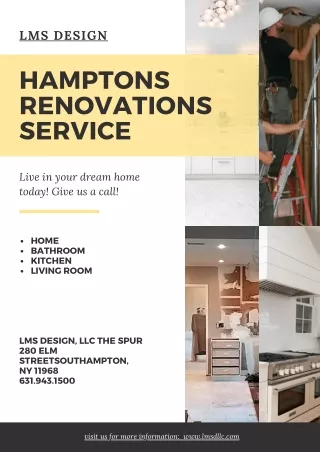 Hamptons Renovation Service | Best Interior Designers Hamptons