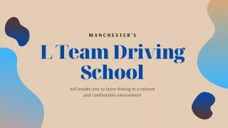 L Team Driving School