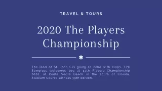 2020 The Players Championship