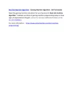 Gaming Machine Algorithm - Slot Machine Programming - AIS Technolabs - slide 1