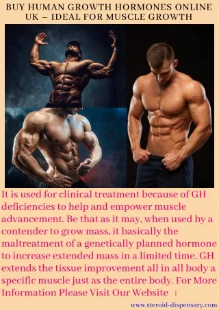 Buy Human Growth Hormones Online UK – Ideal For Muscle Growth