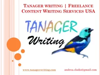 Freelance Content Writing Services USA | Tanager writing