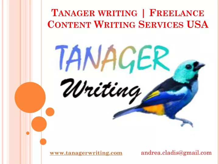tanager writing freelance content writing services usa